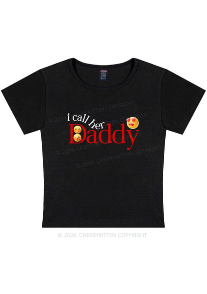 Curvy Call Her Daddy Y2K Baby Tee Cherrykitten