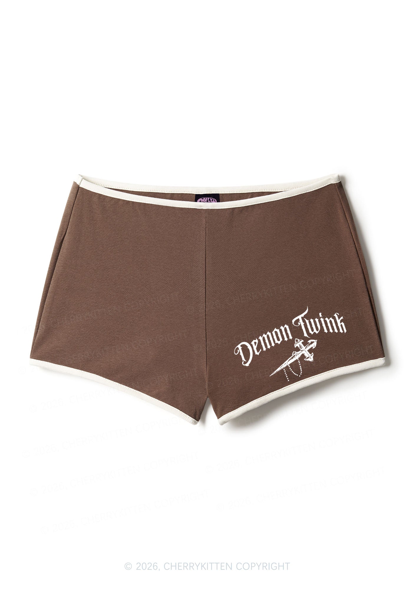 Demon Twink Pride Y2K Booty Shorts Cherrykitten