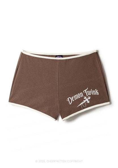 Demon Twink Pride Y2K Booty Shorts Cherrykitten