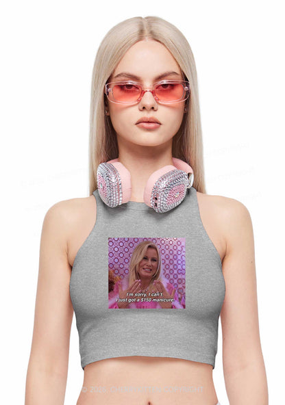 I Just Got Manicure Y2K Crop Tank Top Cherrykitten