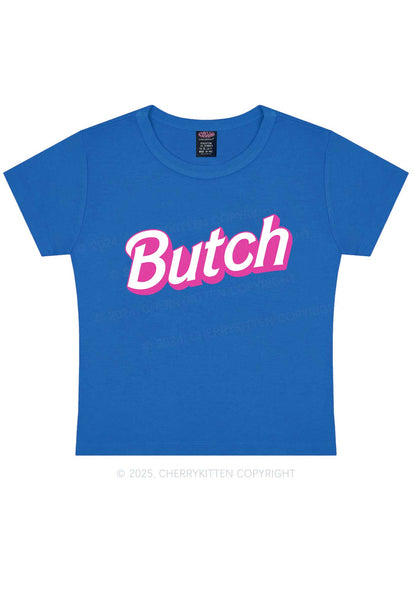 Pink Butch Y2K Baby Tee Cherrykitten