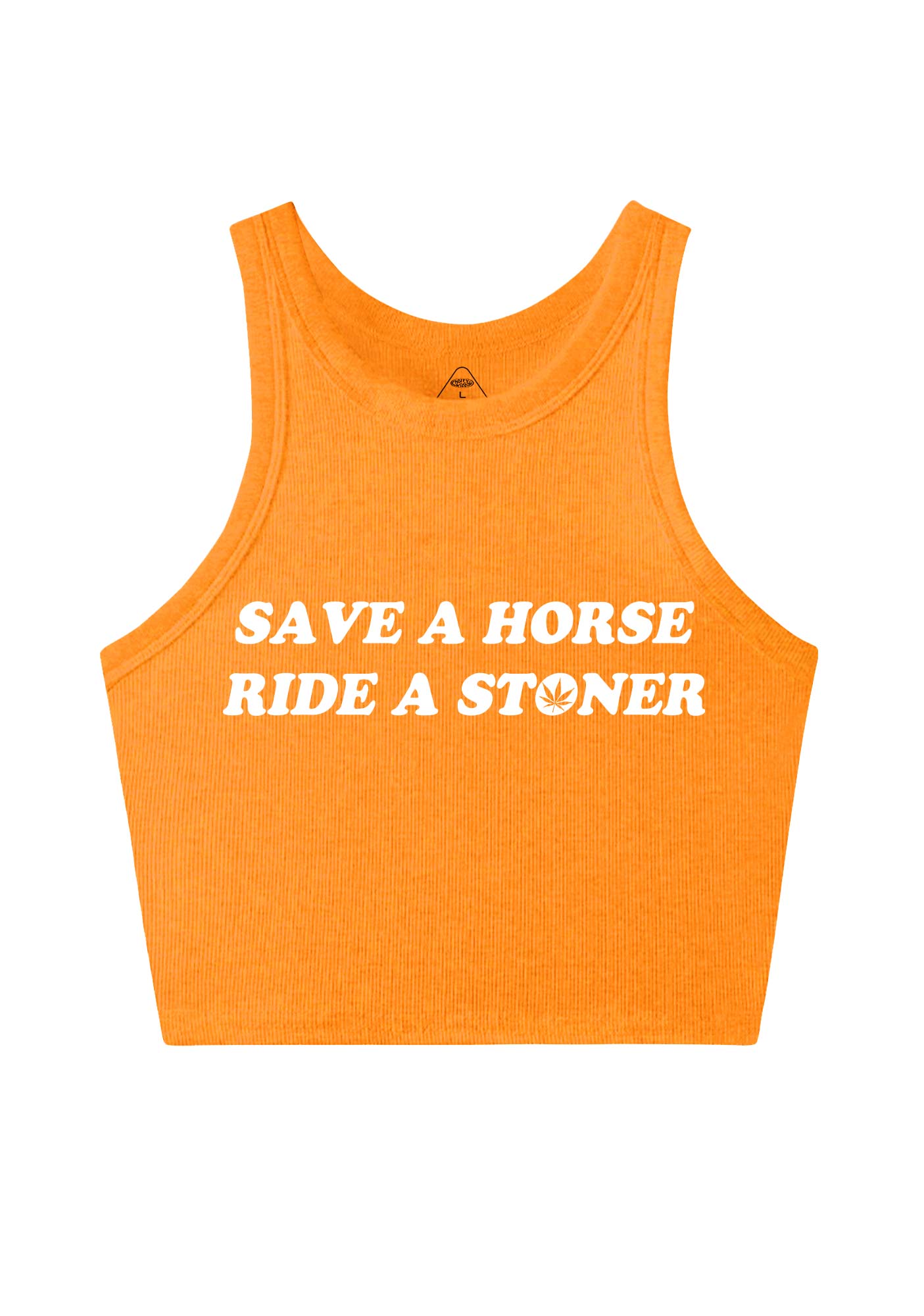 Save Horse Ride Stoner Y2K Crop Tank Top Cherrykitten