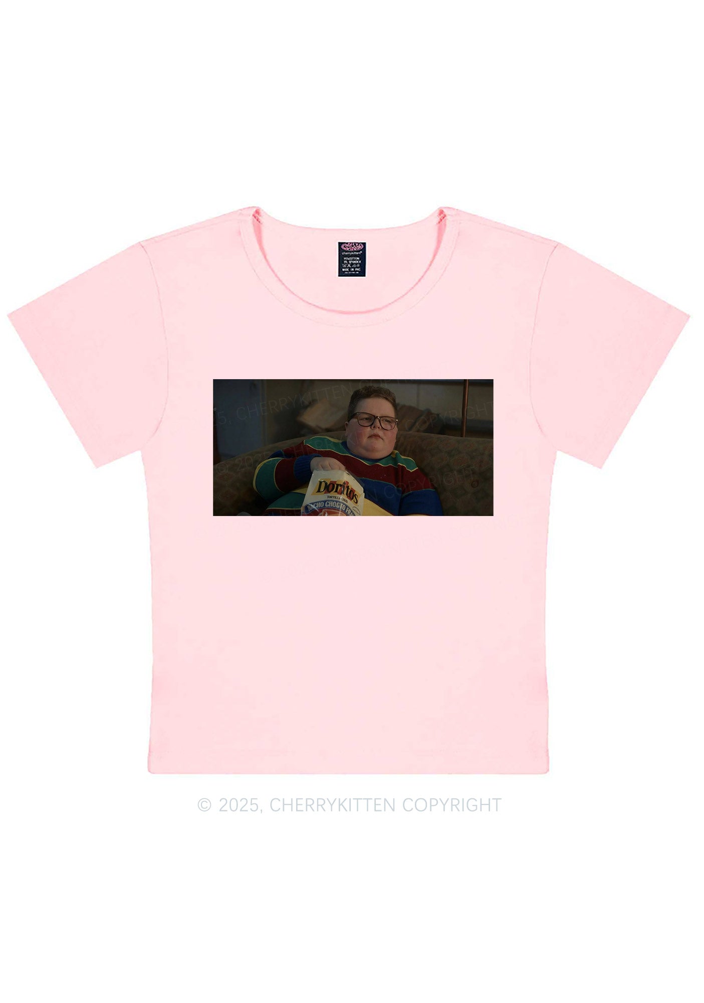 Snack Break Y2K Baby Tee Cherrykitten