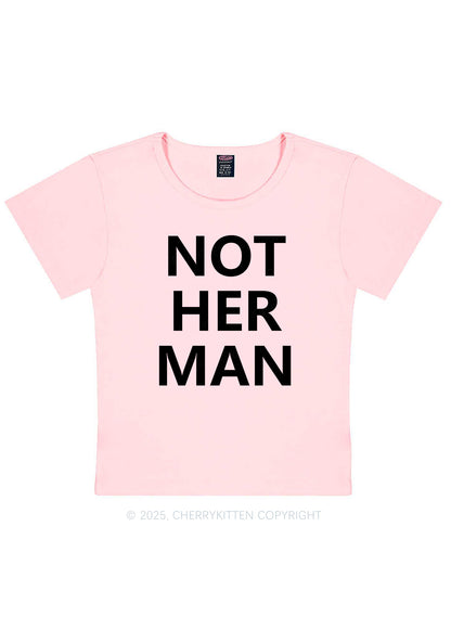 Not Her Man Y2K Baby Tee Cherrykitten