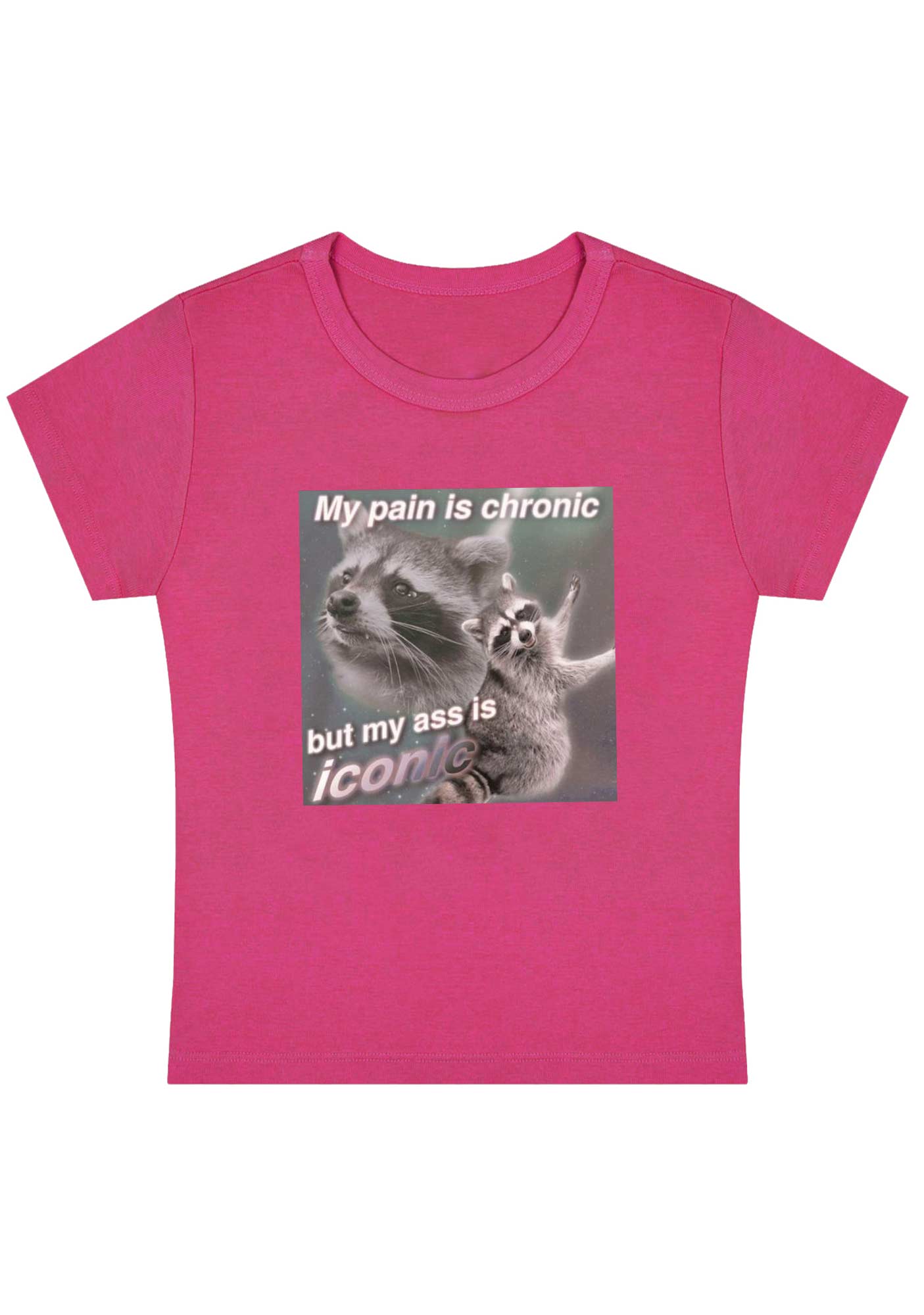 My Pain Is Chronic Y2K Baby Tee