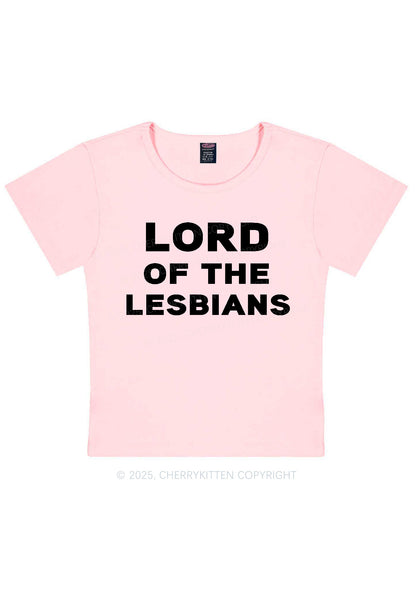 Lord Of The Lesbians Y2K Baby Tee Cherrykitten