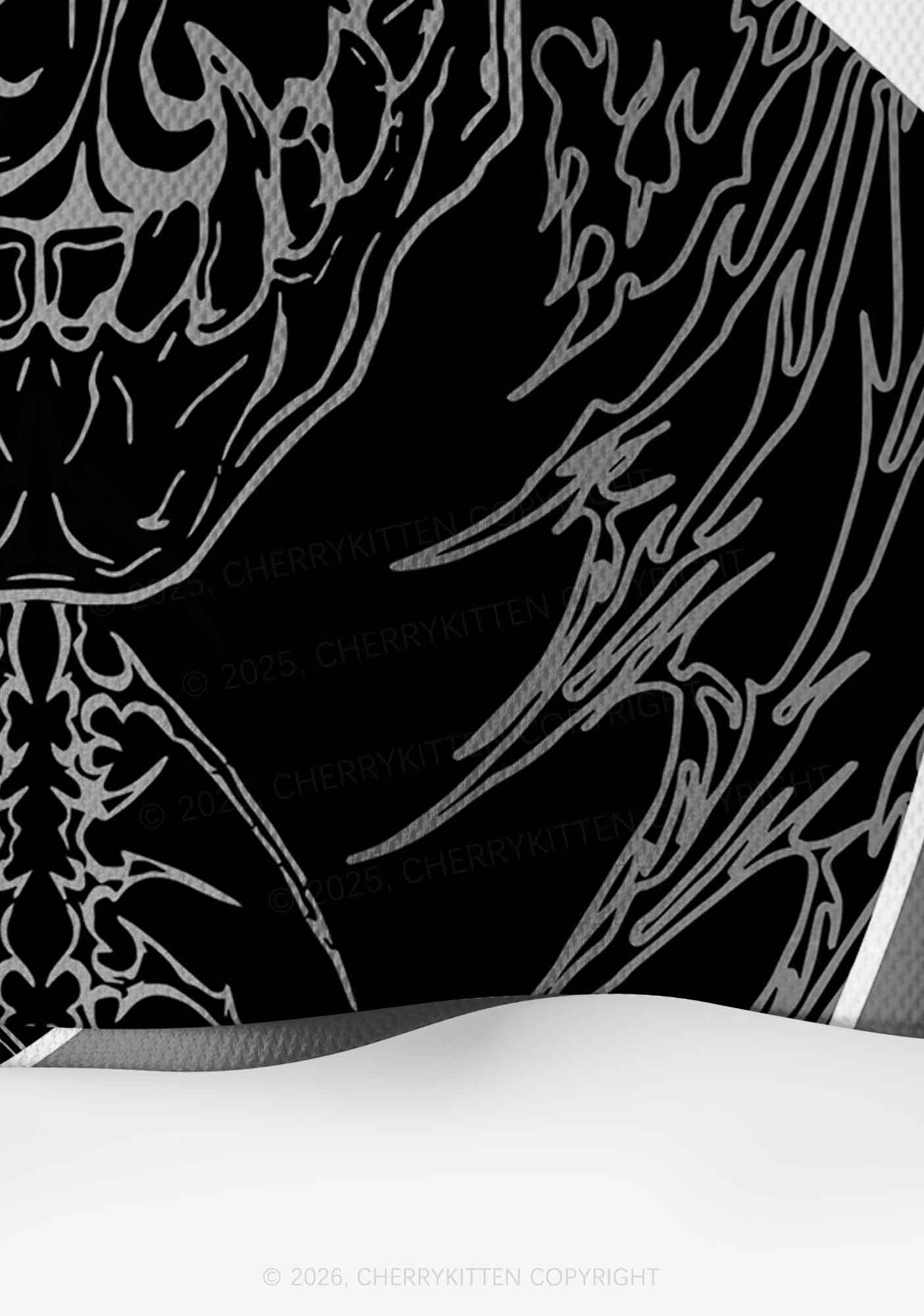 Fxxk Terfs Gothic Skull Pride Y2K Crop Sport Jersey Shirts Cherrykitten