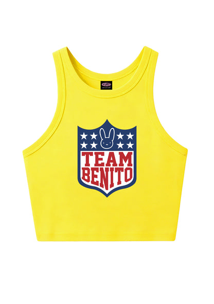 Team Bunny Y2K Crop Tank Top Cherrykitten