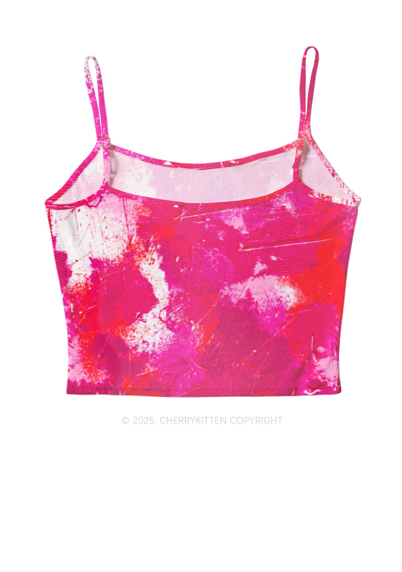 Lesbian Ink Pride Y2K Mesh Cami Tank Cherrykitten