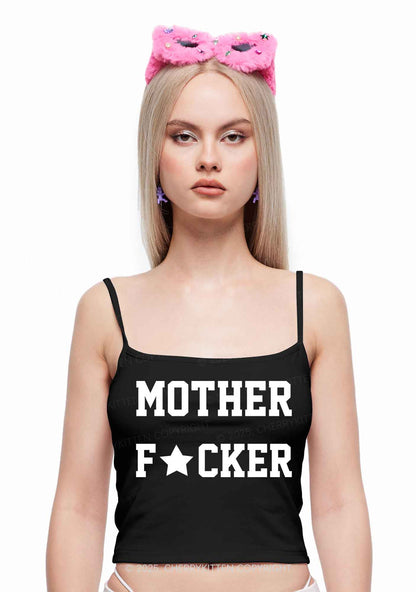 Motherfxcker Y2K Spaghetti Strap Cami Cherrykitten