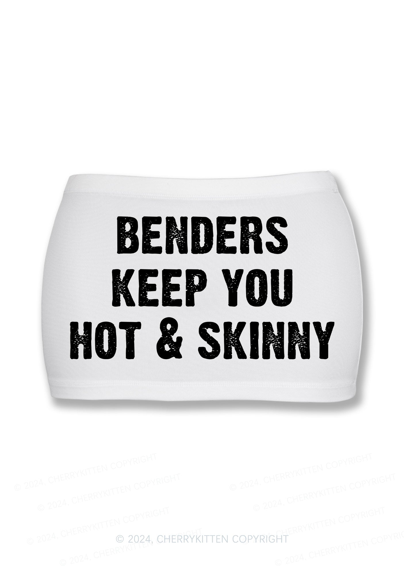Benders Keep You Hot Y2K Mini Hip Skirt Cherrykitten