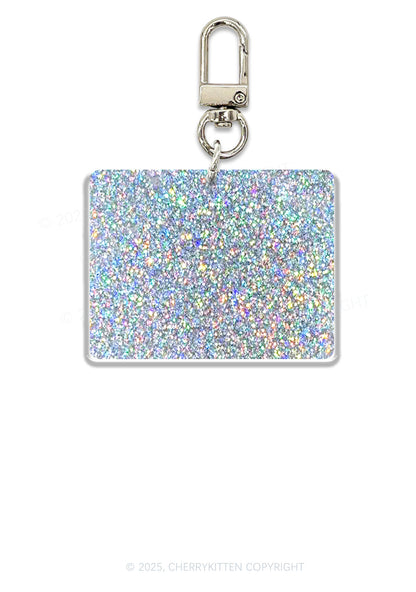 I've Got Anxiety 1Pc Y2K Glitter Keychain Cherrykitten