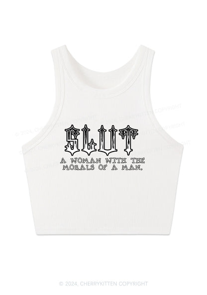 Slxt Woman Y2K Crop Tank Top Cherrykitten
