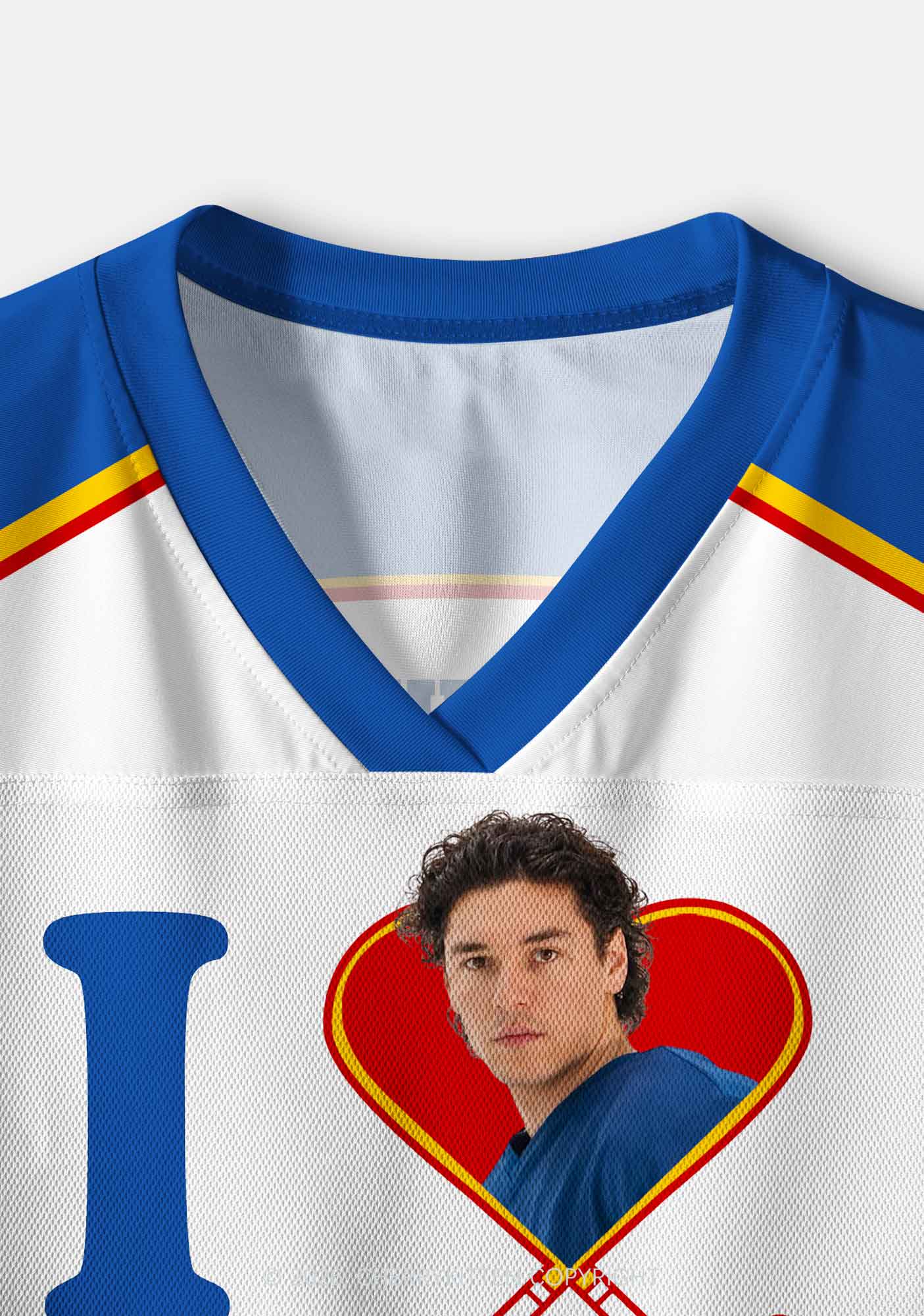 I Love Hockey Boy DL Y2K Crop Sport Jersey Shirts Cherrykitten