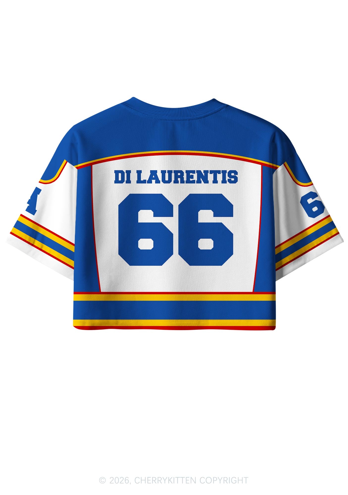 I Love Hockey Boy DL Y2K Crop Sport Jersey Shirts Cherrykitten