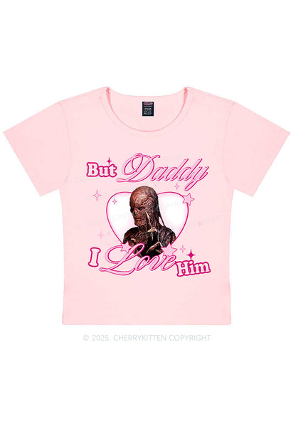 Daddy I Love VN Y2K Baby Tee Cherrykitten