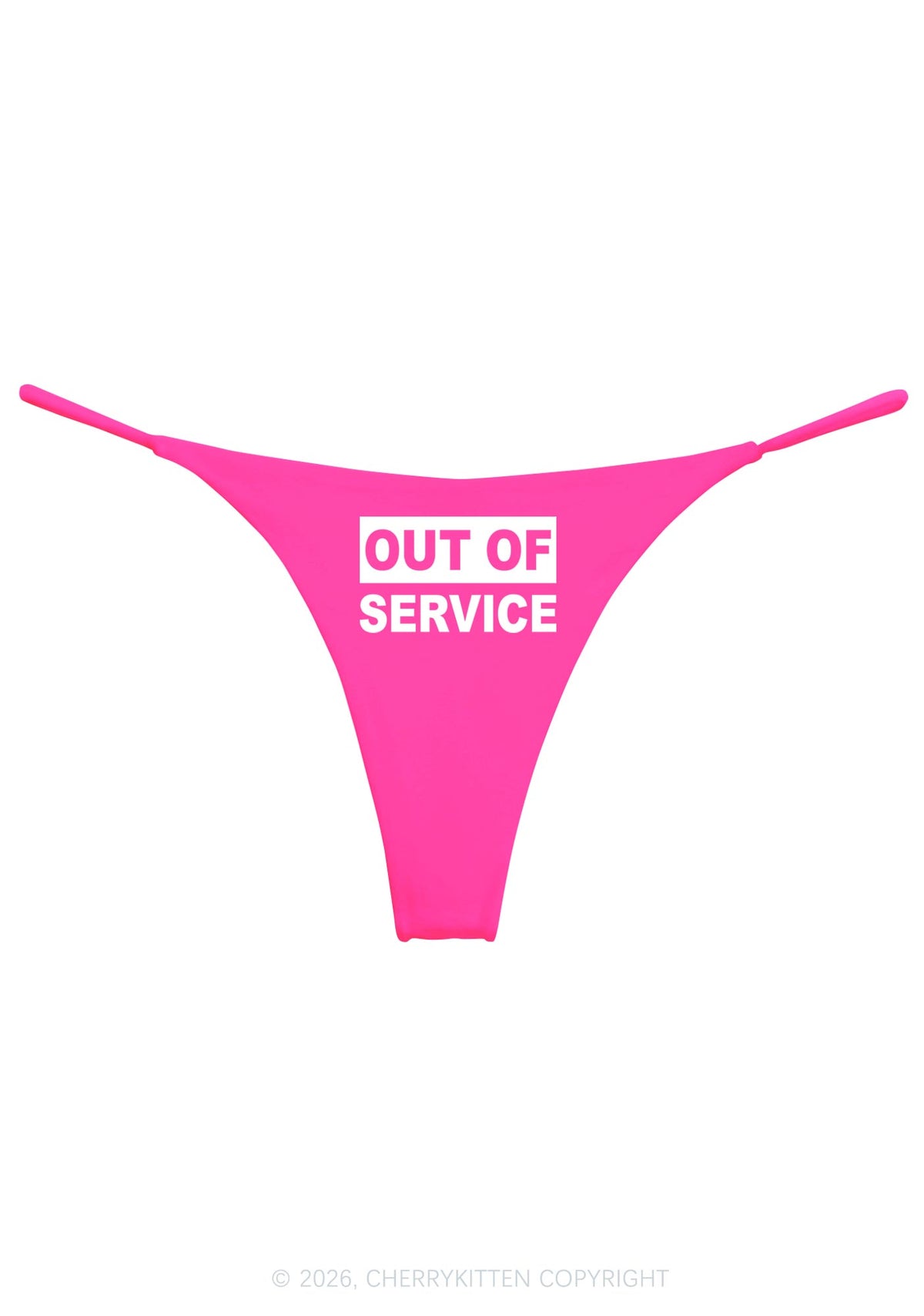 Out Of Service Y2K Bikini String Thong Cherrykitten