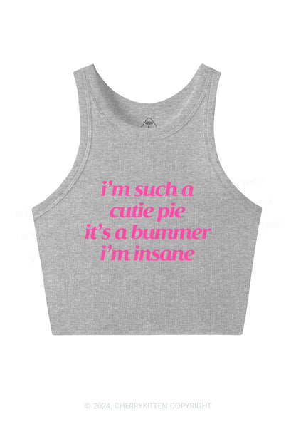 Such A Cutie Pie Y2K Crop Tank Top Cherrykitten