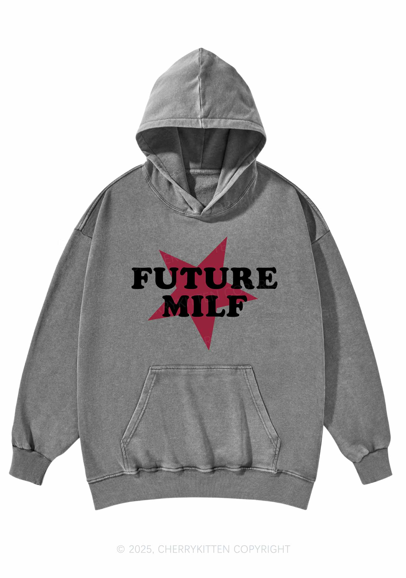 Future Mxxf Y2K Washed Hoodie Cherrykitten