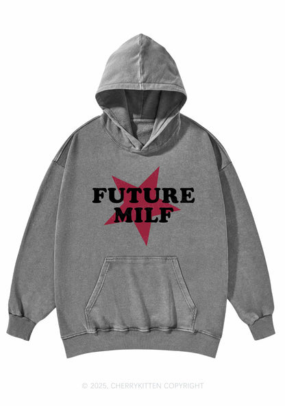 Future Mxxf Y2K Washed Hoodie Cherrykitten