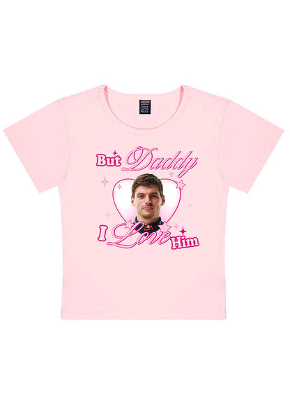 Daddy I Love The Driver Y2K Baby Tee Cherrykitten
