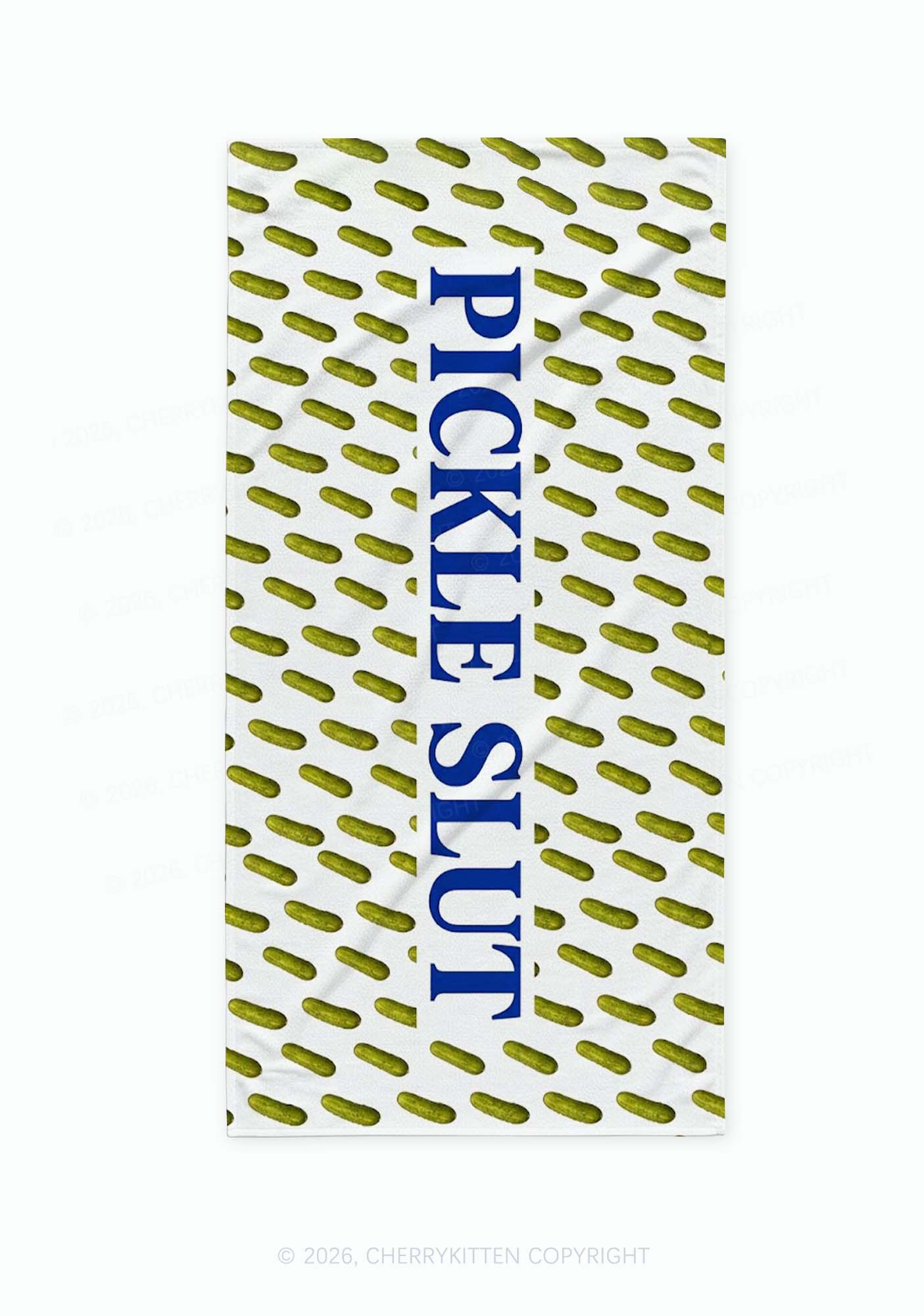Pickle Slxt Y2K Beach Towel Cherrykitten