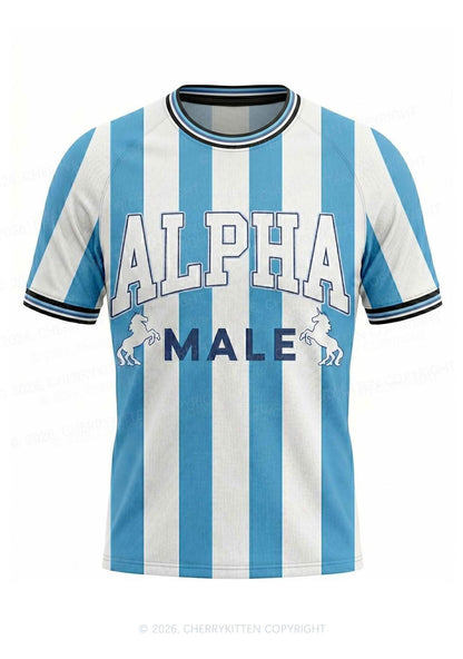 Alpha Male Unicorn Pride Y2K Football Jersey Shirts Cherrykitten