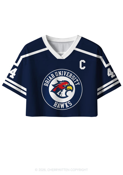 College Hockey Team GG Y2K Crop Sport Jersey Shirts Cherrykitten