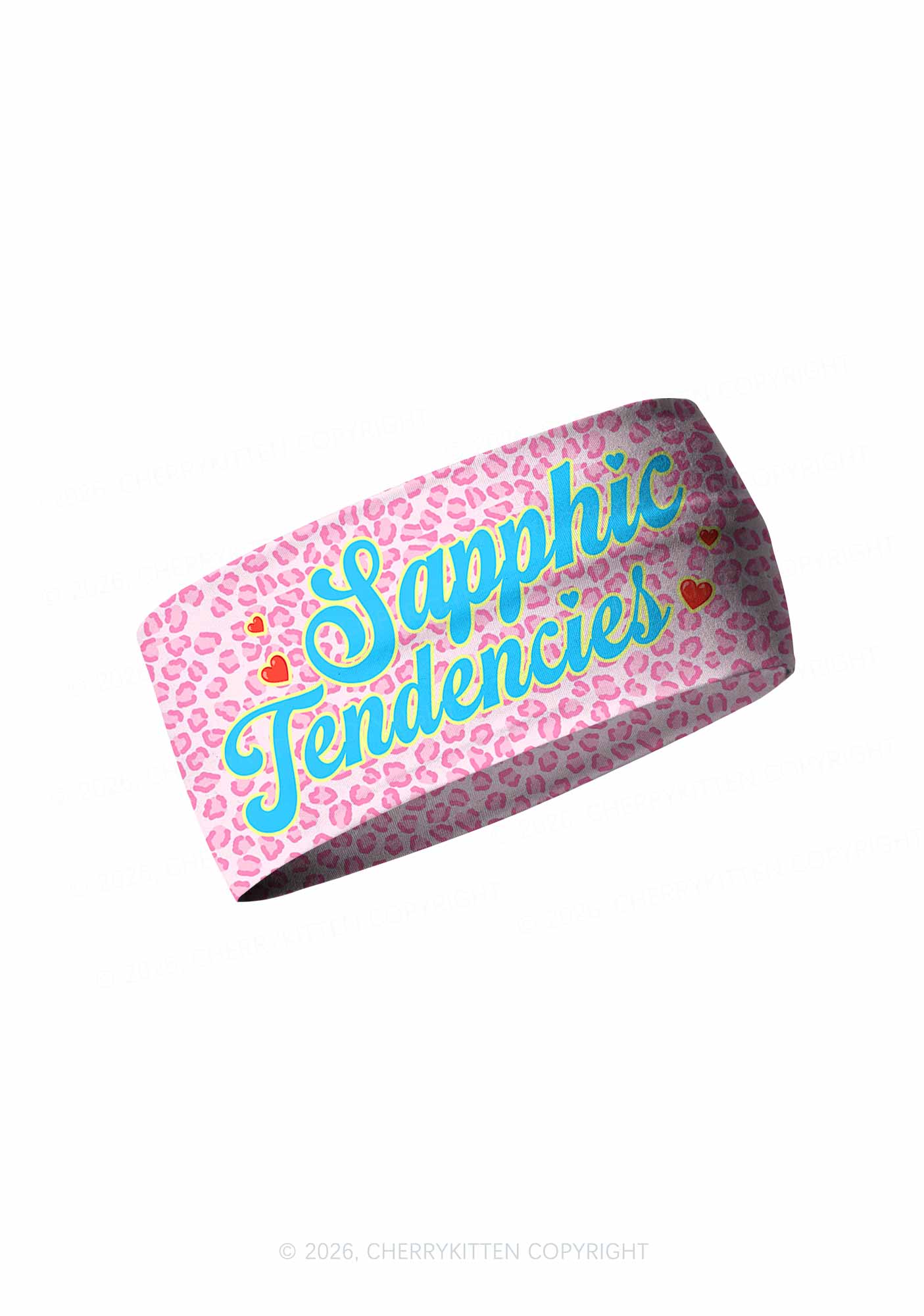 Sapphic Tendencies Pride Y2K Print Headband Cherrykitten