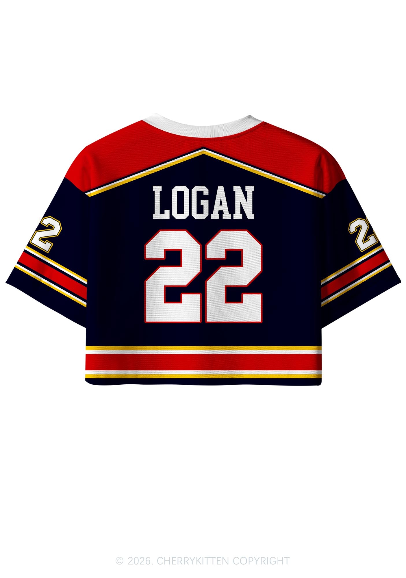 But Daddy I Love Him JL Y2K Crop Sport Jersey Shirts Cherrykitten