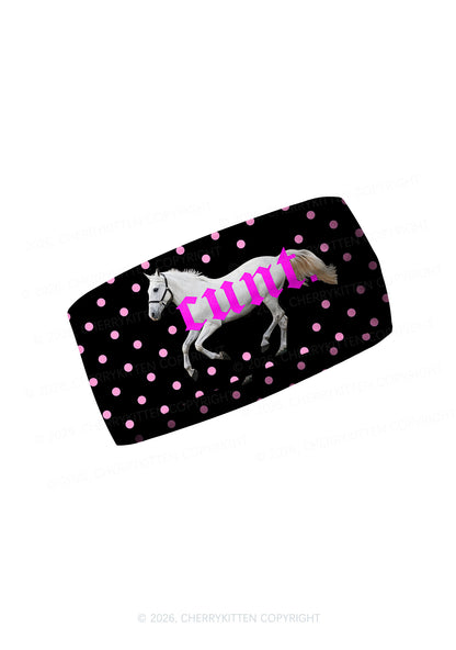 Cxxt Pony Y2K Print Headband Cherrykitten