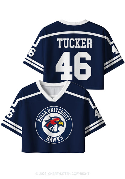 College Hockey Team JT Y2K Crop Sport Jersey Shirts Cherrykitten