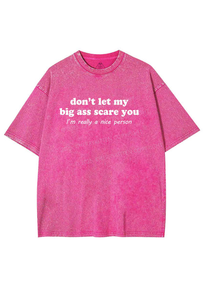 Big Axx Scare You Y2K Shirts Washed Tee Cherrykitten