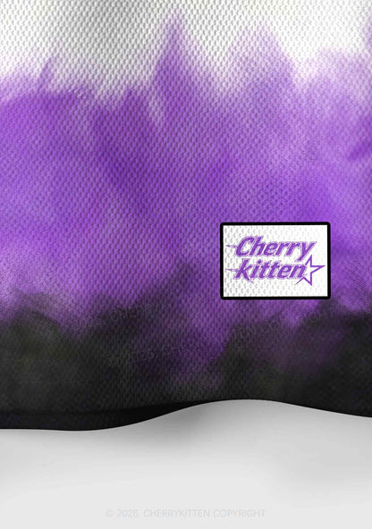 Custom Nonbinary Flag Pride Y2K Crop Sport Jersey Shirts Cherrykitten