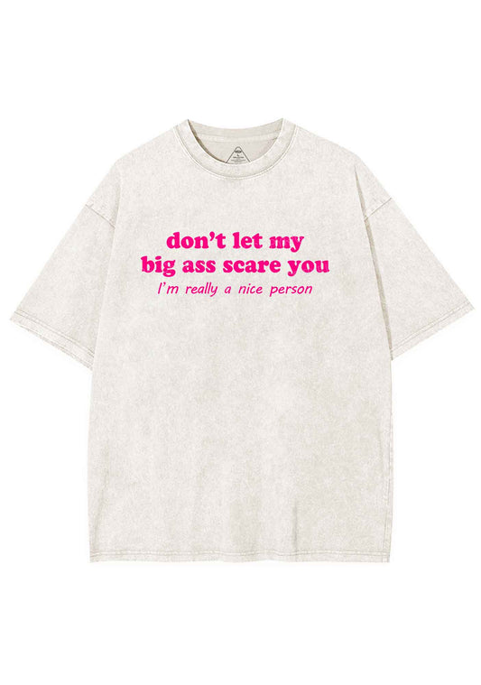Big Axx Scare You Y2K Shirts Washed Tee Cherrykitten