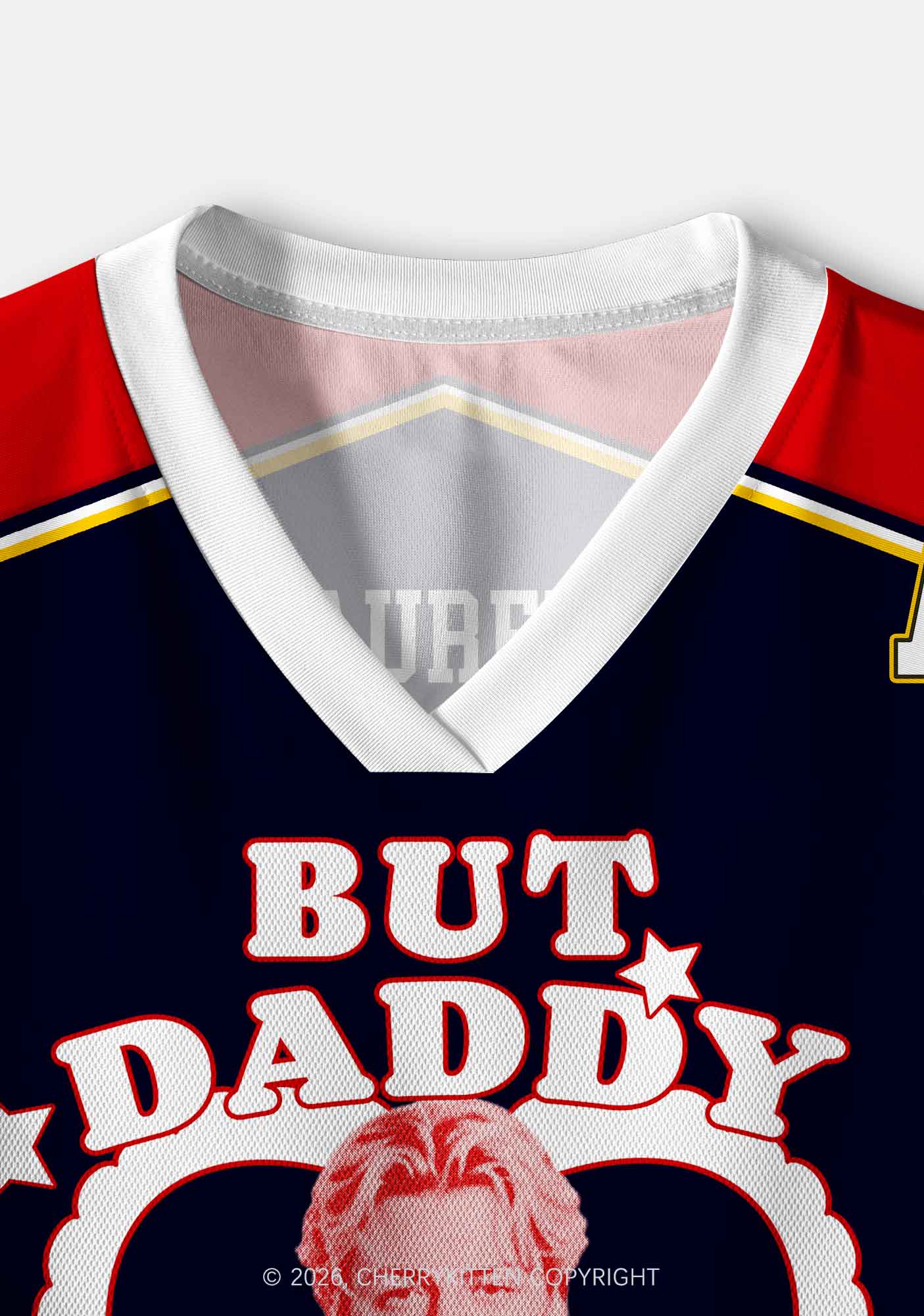 But Daddy I Love Him DL Y2K Crop Sport Jersey Shirts Cherrykitten