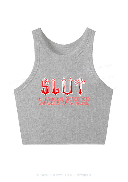 Slxt Woman Y2K Crop Tank Top Cherrykitten