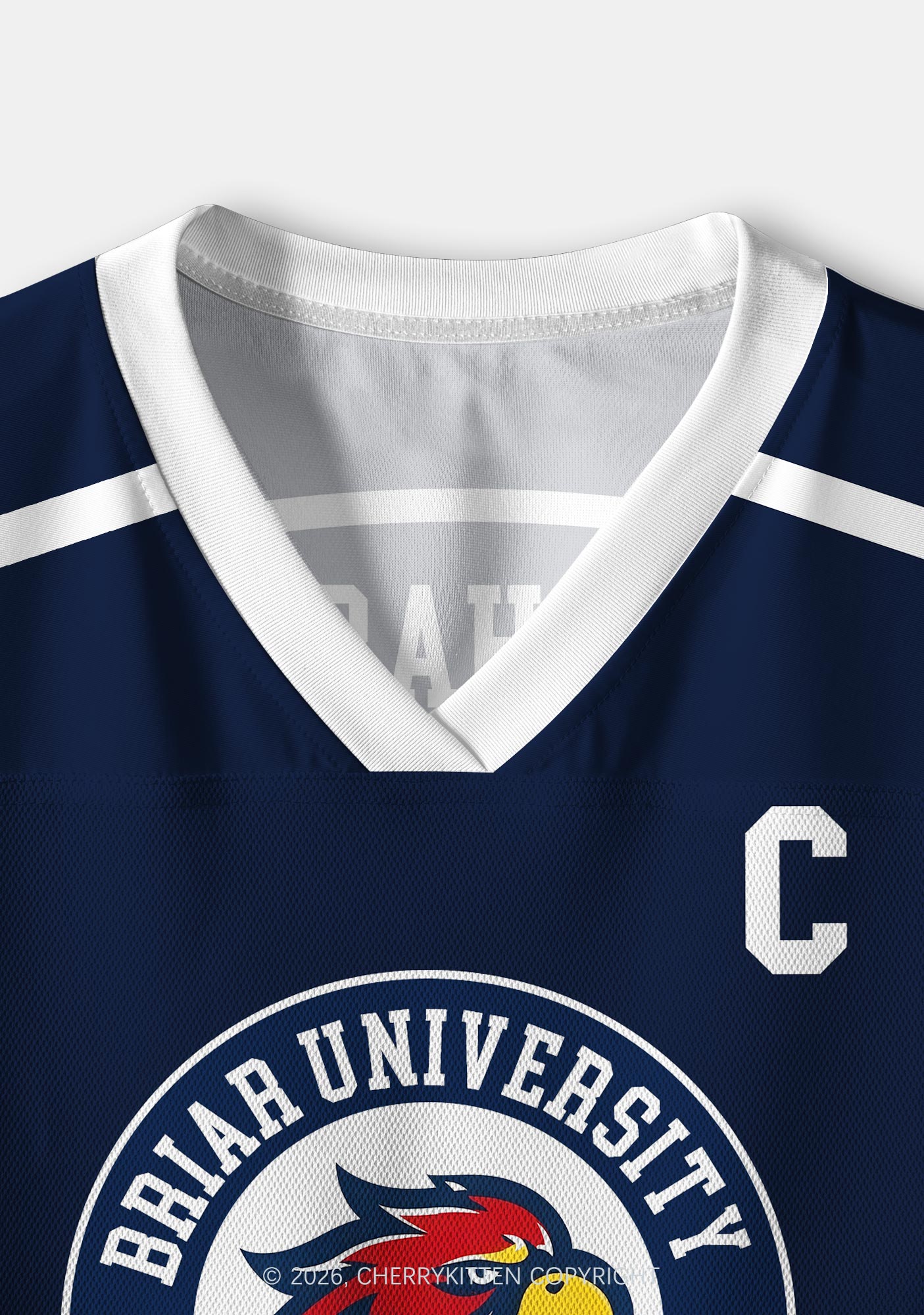 College Hockey Team GG Y2K Crop Sport Jersey Shirts Cherrykitten