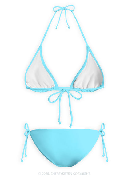 Fill Me With Cxm Ducks Y2K Print Bikini Set Cherrykitten