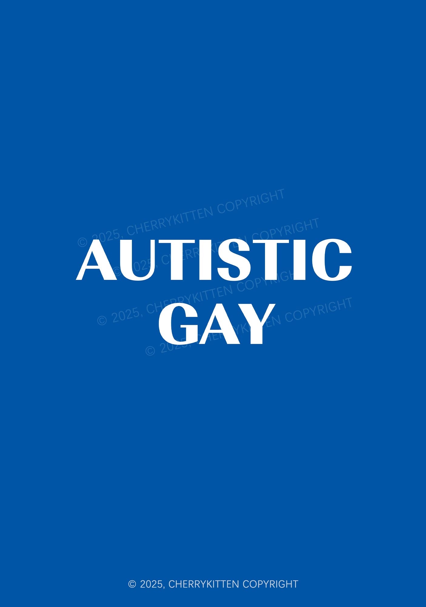 Autistic Gay Pride 1Pc Y2K Pin Badge Cherrykitten