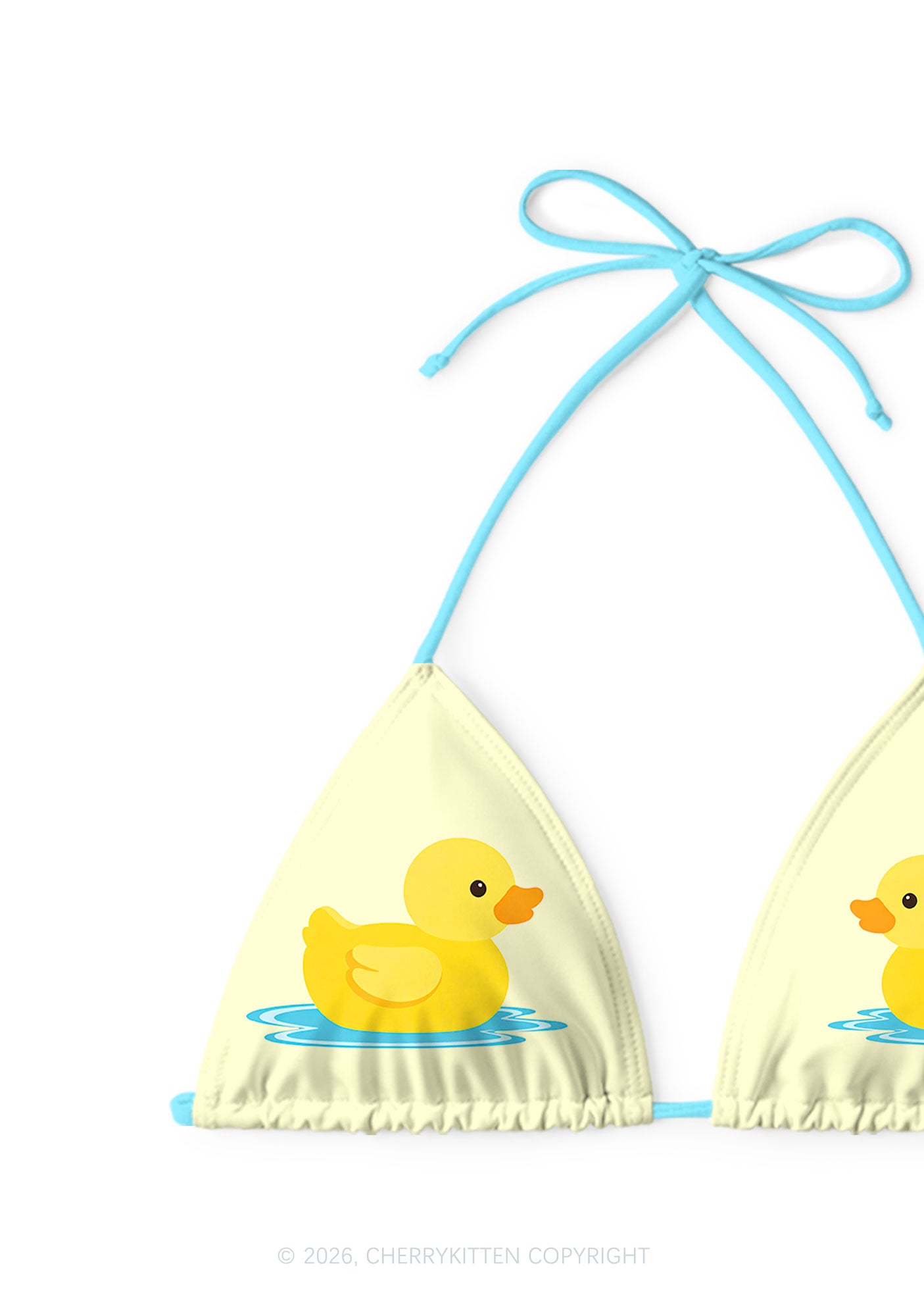 Fill Me With Cxm Ducks Y2K Print Bikini Set Cherrykitten