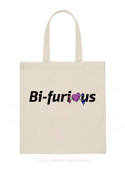 Bifurious Pride Y2K Canvas Tote Bag Cherrykitten
