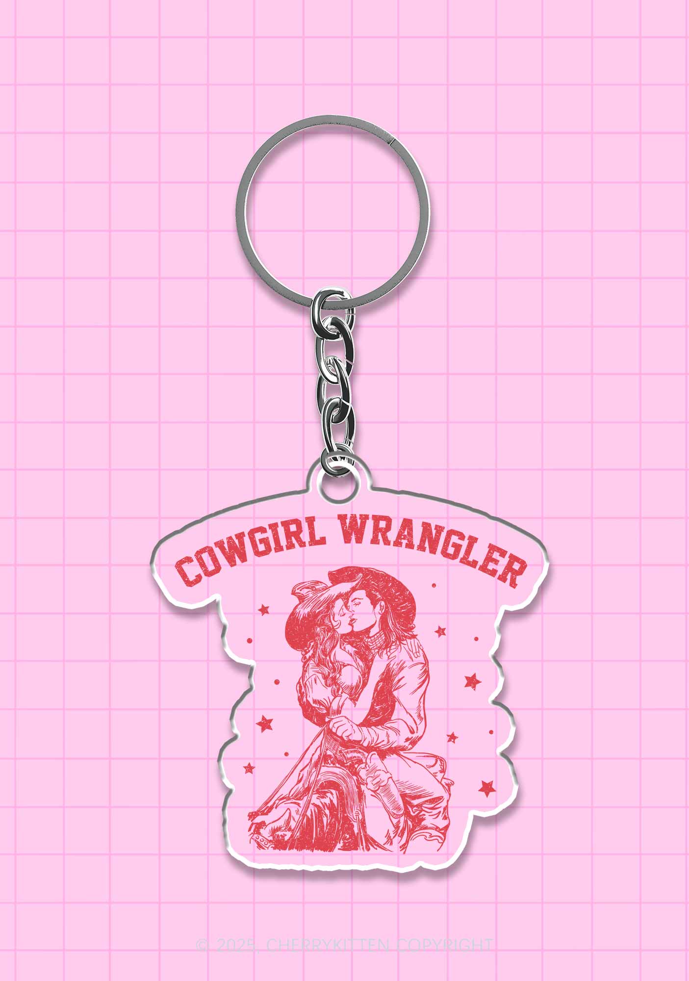 Cowgirl Wrangler Pride 1Pc Y2K Keychain Cherrykitten
