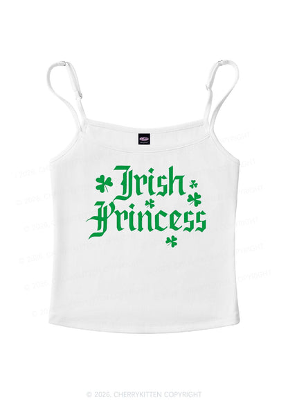 Irish Princess St Patricks Y2K Spaghetti Strap Cami Cherrykitten
