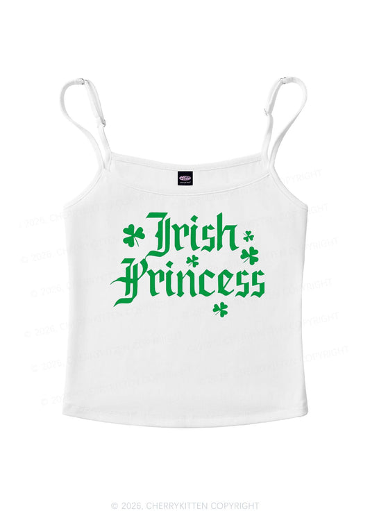 Irish Princess St Patricks Y2K Spaghetti Strap Cami Cherrykitten