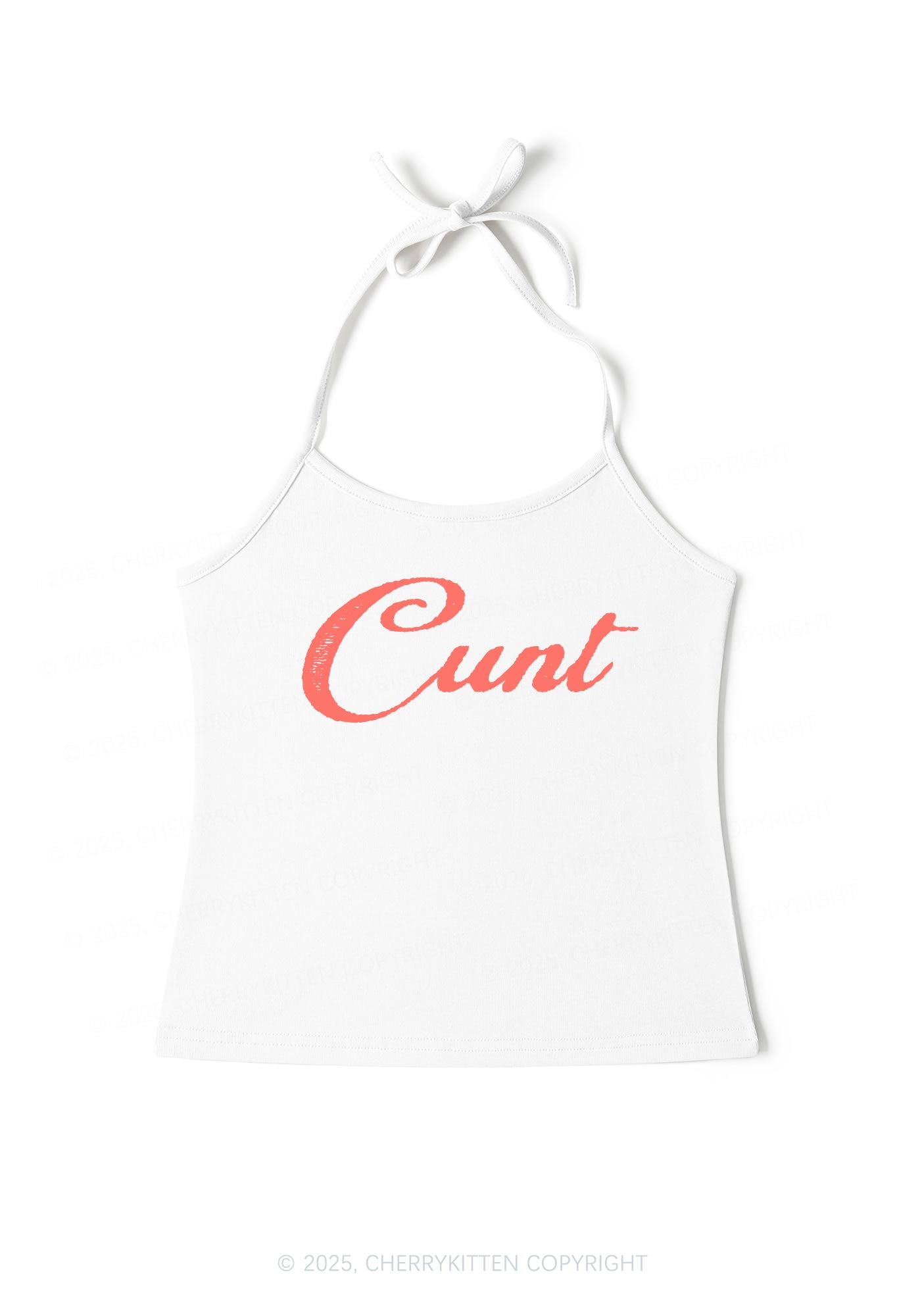 Special Cxxt Y2K Halter Neck Cami Cherrykitten