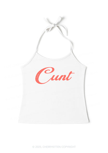 Special Cxxt Y2K Halter Neck Cami Cherrykitten