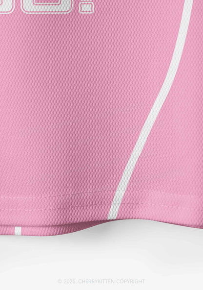 Im A Lesbian And So Can You Pride Y2K Crop Sport Jersey Shirts Cherrykitten