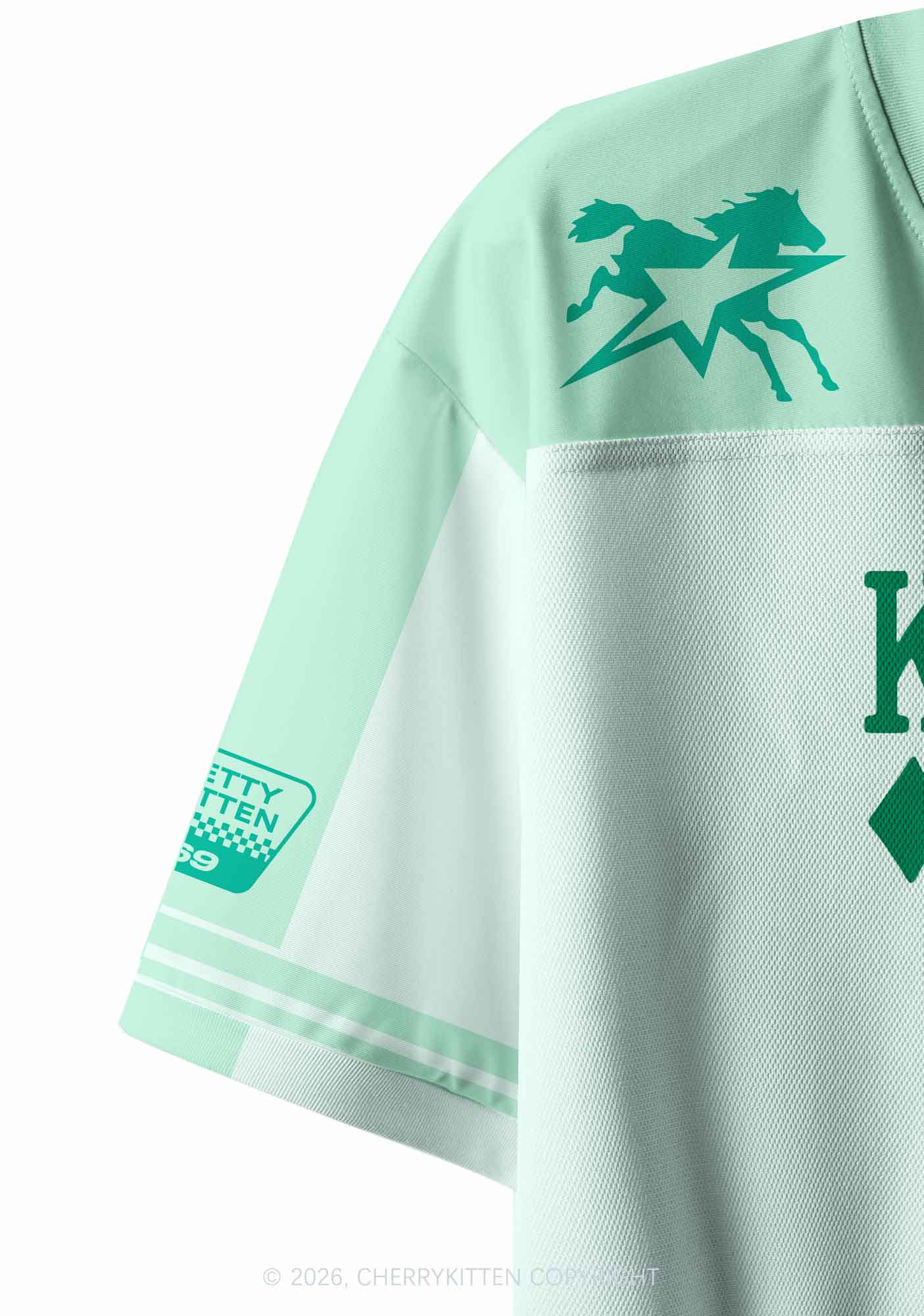 Gay King Pride Y2K Crop Sport Jersey Shirts Cherrykitten