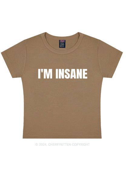 Im Insane Y2K Valentine's Day Baby Tee Cherrykitten